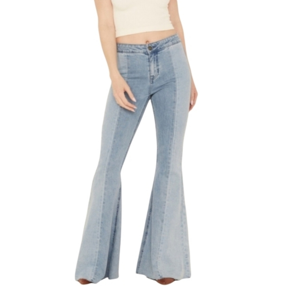 NWOT Rock & Roll Denim Bell Button Jeans
